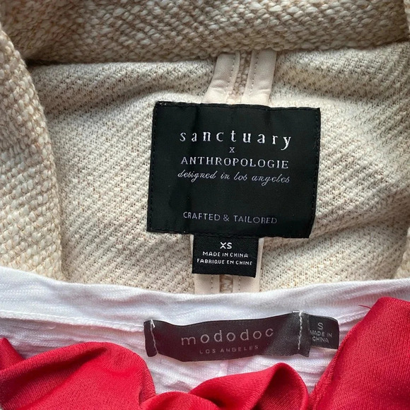 Anthropologie Bundle Tops Women’s XS and Small - Picture 4 of 8